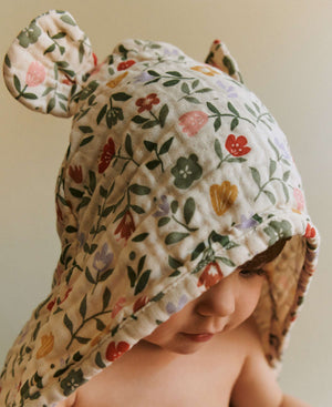 Dear April Babybadetuch Balou aus GOTS-Bio-Baumwolle, 75 × 75 cm