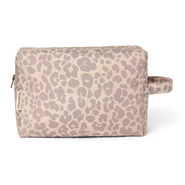 Puffy Necessaire Beige Leopard