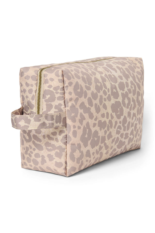 Puffy Necessaire Beige Leopard