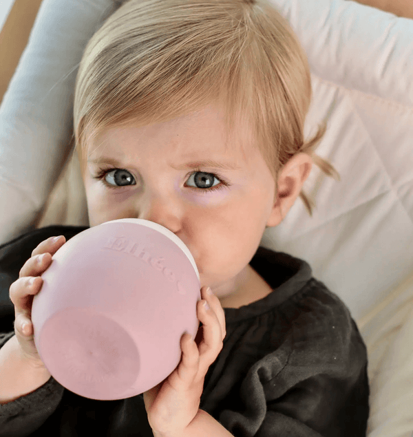 Élhée Bubble Trinklernflasche Sand / Rouge | Milchflasche | Beluga Kids