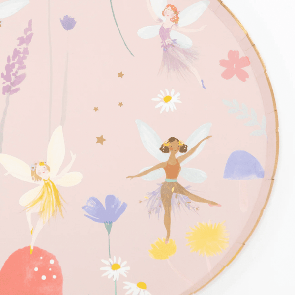 Fairy party plates (8x)