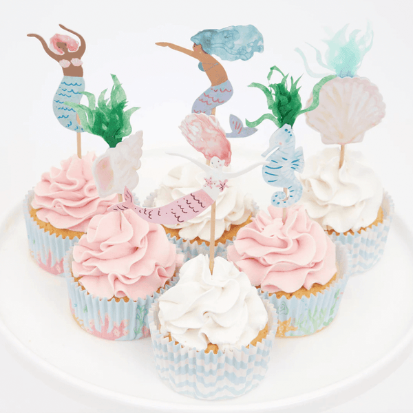 Ensemble de cupcakes Sirène