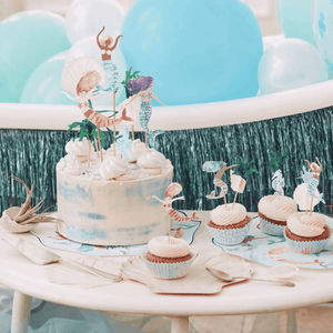 Meerjungfrauen, Seepferdchen und Seetang als Cupcake-Topper von Meri Meri