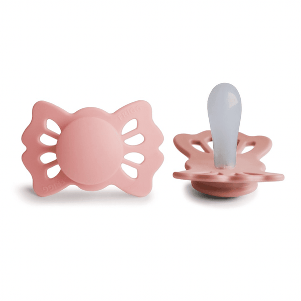 2-Pack Symmetrical Silicone Pacifier Lucky Soft Lilac/Pretty in Peach