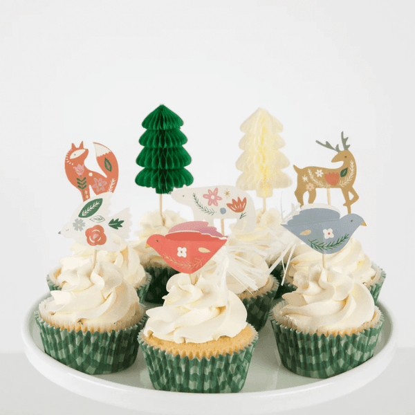 Meri Meri Folk Woodland Cupcake Set | Partydeko | Beluga Kids