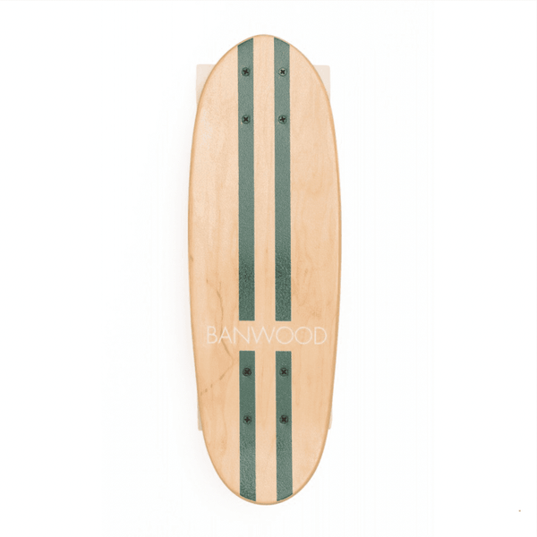 Skateboard Green Stripes