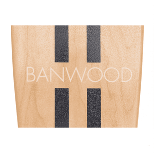 Banwood Cruiserboard Navy Stripes komplett mit Achsen, Rollen und Ahorndeck