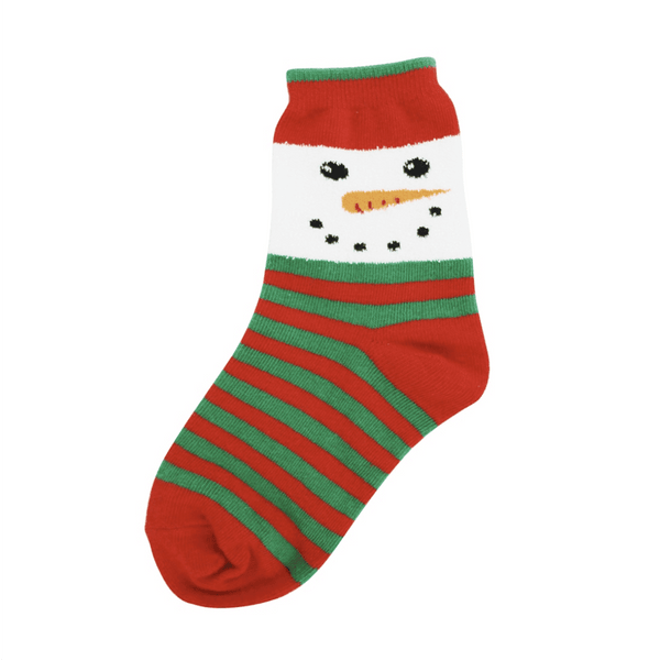 Children's socks Snowman Face