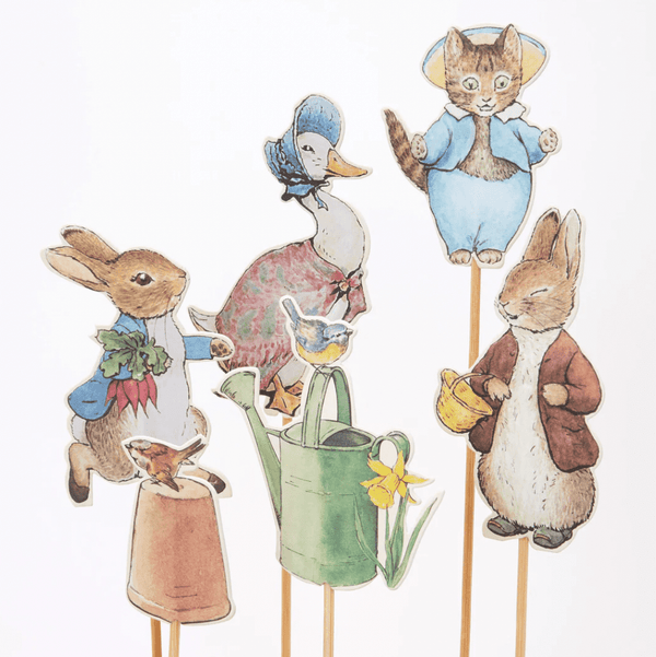 Meri Meri Peter Rabbit™ & Friends Cake Toppers (x 6) | Partydeko | Beluga Kids