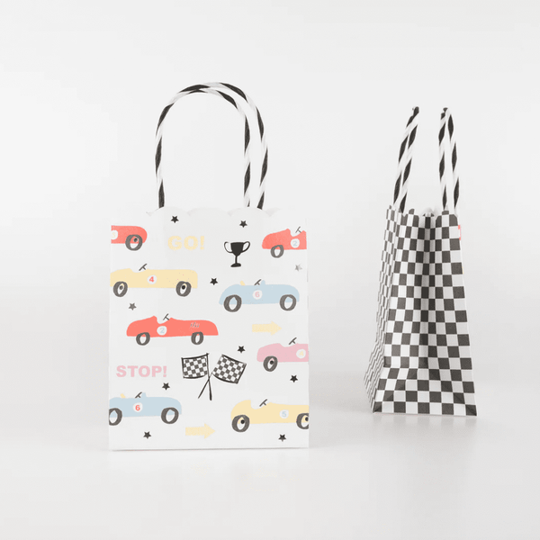 Racing Car Party Bags (x8)