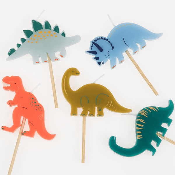 Dinosaur candles