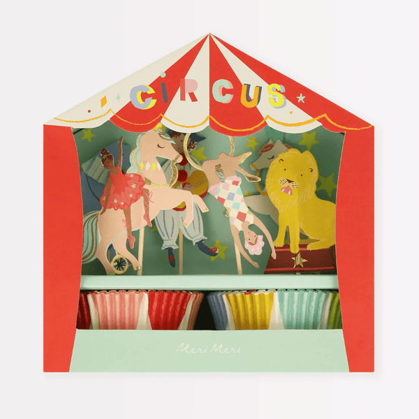 Meri Meri Zirkus Cupcake Set | Partydeko | Beluga Kids