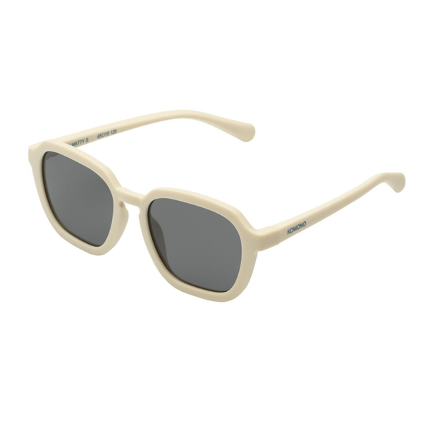 Komono Kinder Sonnenbrille Matty XS Ivory - Beluga Kids