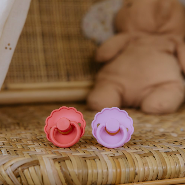 2-Pack Latex Pacifiers Daisy Poppy/Lupine