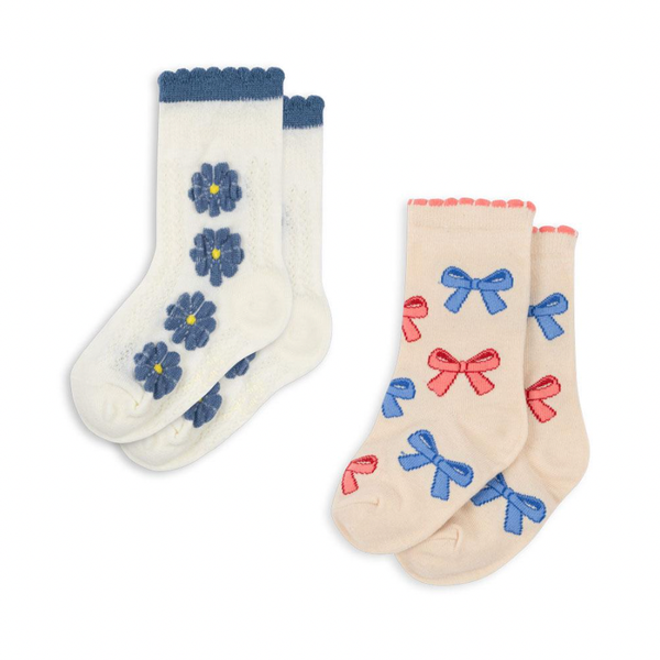 2-Pack Socken Jaquard Bow Mix