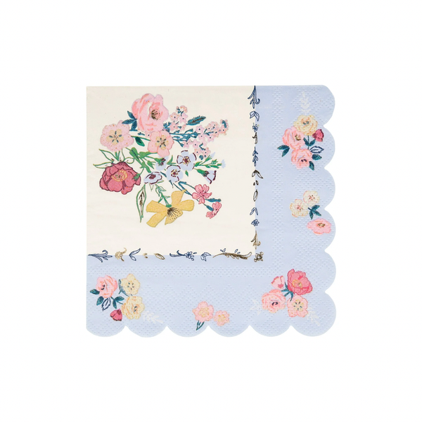 Serviettes de jardin anglais (16x)