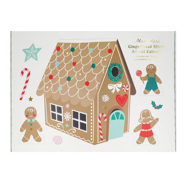 Gingerbread House Sticker Advent Calendar