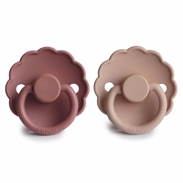 2-Pack Latex Pacifiers Daisy Blush/Woodchuck