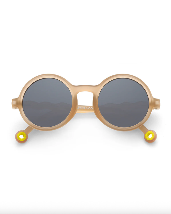 Junior Round Sunglasses Sand Beige