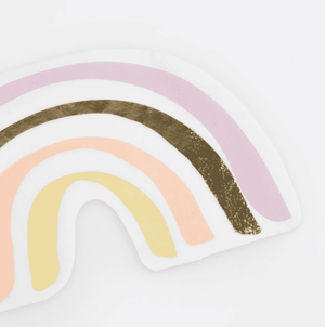 Meri Meri Happy Face Serviette – Detail der gestanzten Form