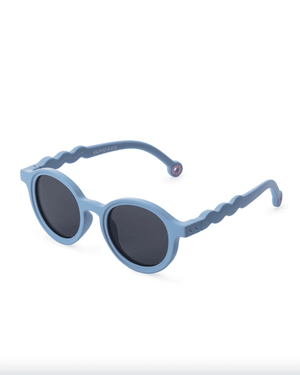 Blaues Gestell der Olivio&Co. Toddler Sonnenbrille im Detail