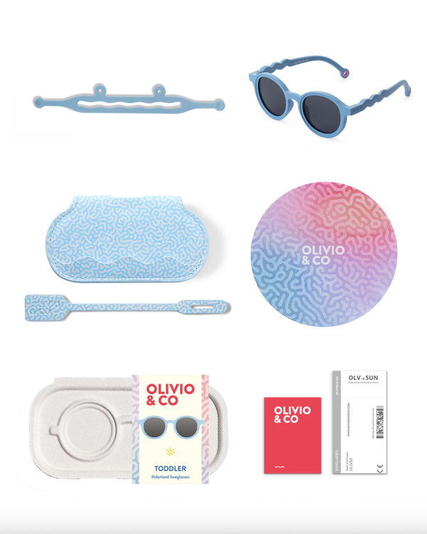 Toddler Oval Sunglasses Reef Blue