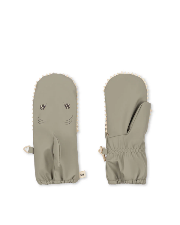 Plainy Shark Rain Gloves Laurel Oak
