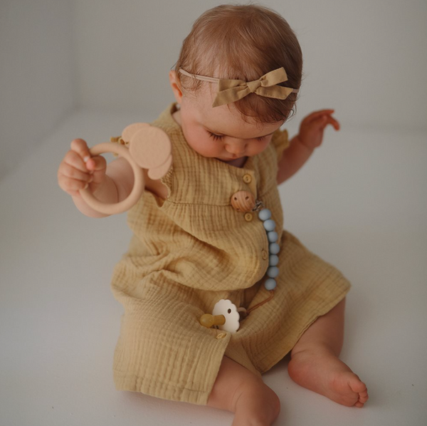 Teething ring dog natural