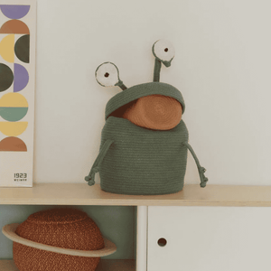 Aufbewahrungskorb Alien Zog von Lorena Canals mit Kuscheltieren