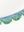 Blue tinsel shell garland