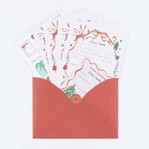 Meri Meri Brief an den Weihnachtsmann, Stickerbogen