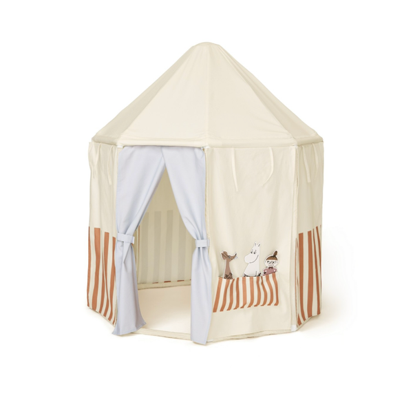 Moomin pavilion tent with figures