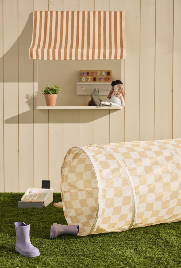 Play tunnel check yellow