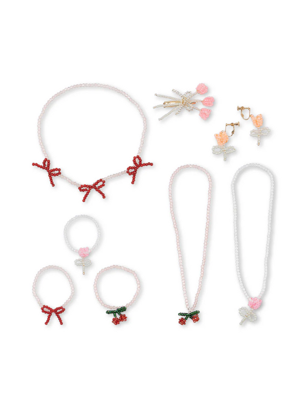 "All I wish for" jewelry set Bottle Green