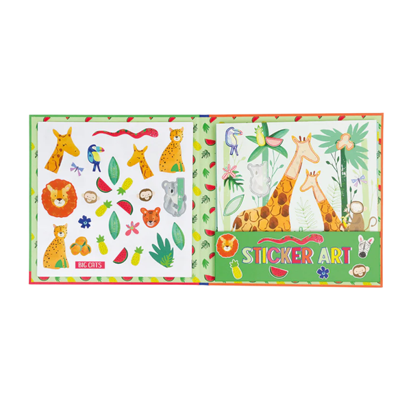 Sticker Art Book Jungle