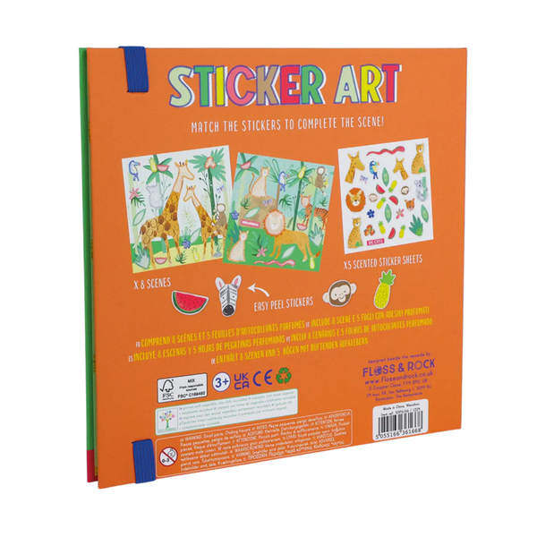 Sticker Art Book Jungle