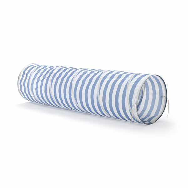 Play tunnel stripes blue