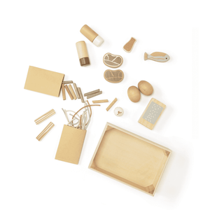 Verpackungen und Gemüse aus dem Kids Concept Lebensmittel-Set