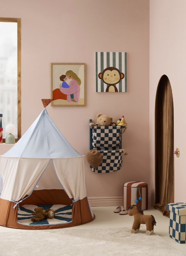 Blue Circus Play Tent