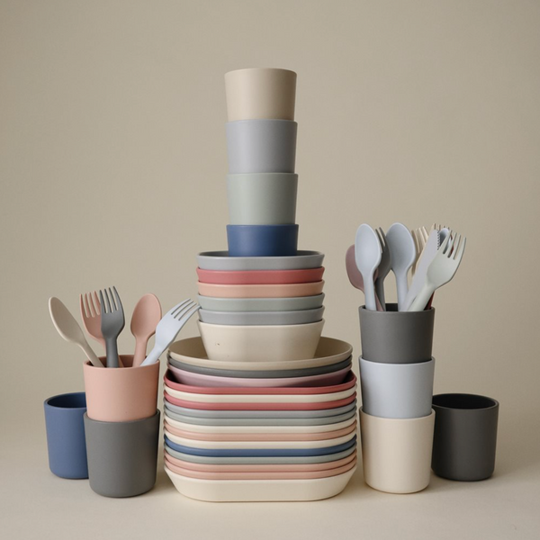 2-Pack Schüssel Square Dusty Rose