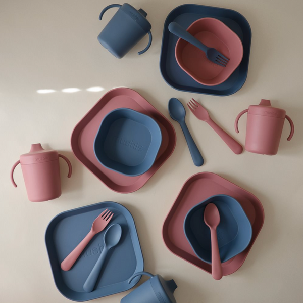 2-Pack Schüssel Square Dusty Rose