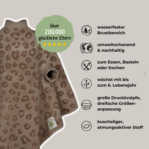 Frottee-Lätzchen "Boo" Urban Roar