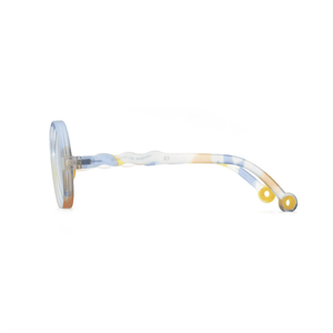 Olivio&Co. runde Sonnenbrille Art Brush, Detailansicht