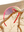 Junior Half-Rim Sport Sunglasses Flamingo Pink