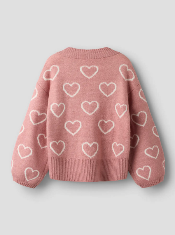 Oversized Knitted Sweater Rose Elegance
