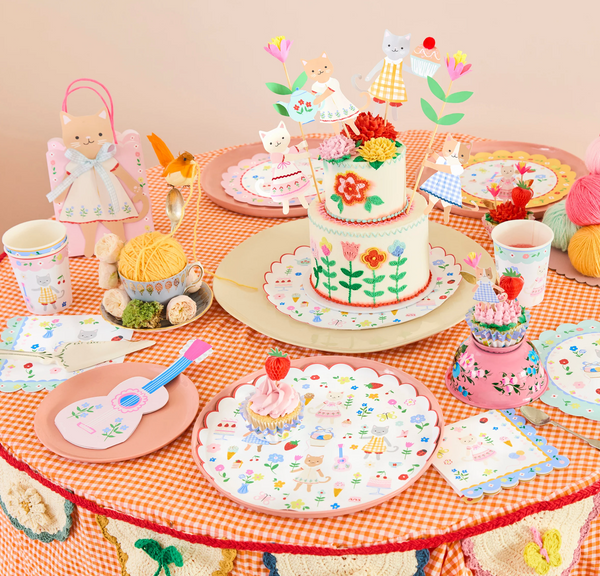 Party Plates Kitten Club (x8)