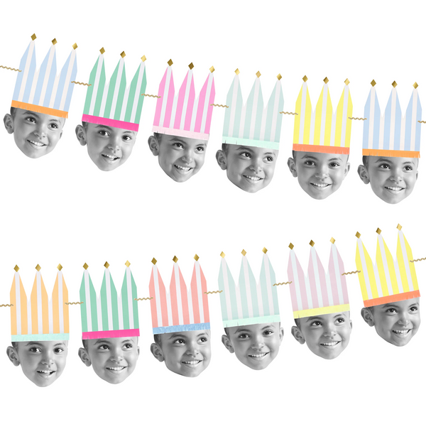 DIY Photo Garland Crown