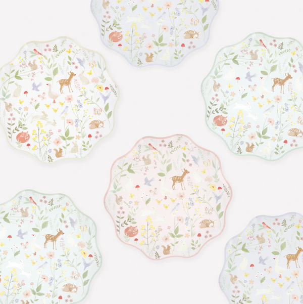 Party Plates Little Animals (8x)