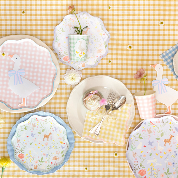 Party Plates Little Animals (8x)