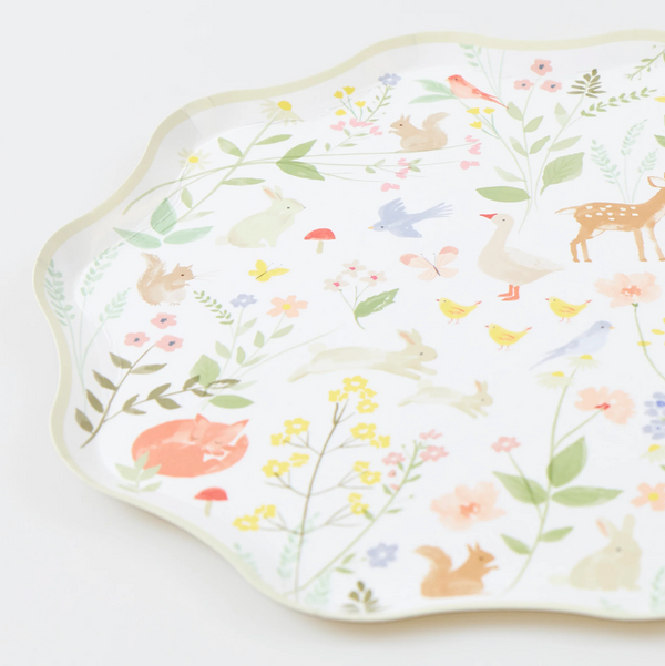Party Plates Little Animals (8x)